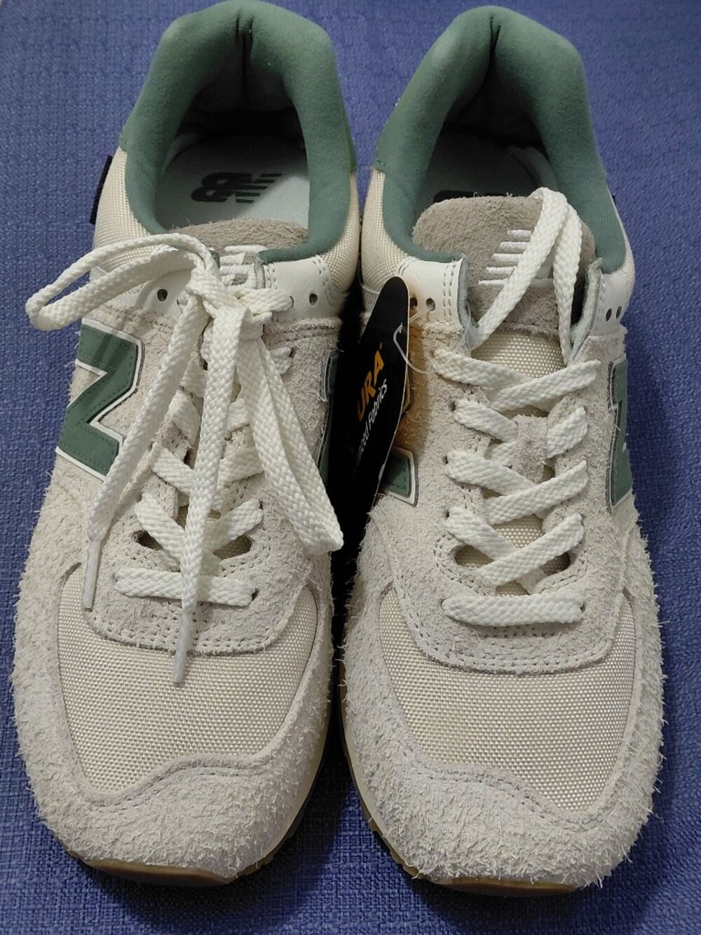 New Balance 574 'Cordura Pack - Calcium New Spruce' (SKU: U574GDG)